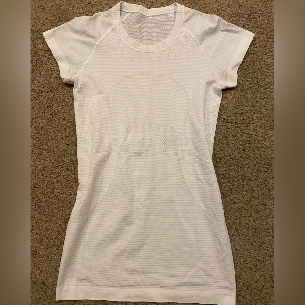 White Lululemon top
